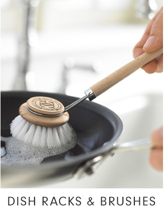 DISH RACKS & BRUSHES