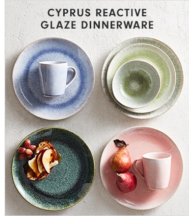 CYPRUS REACTIVE GLAZE DINNERWARE