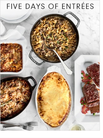 FIVE DAYS OF ENTRÉES