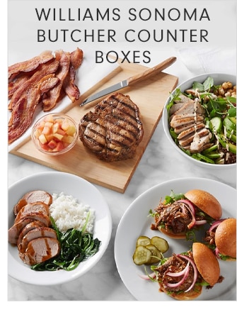 WILLIAMS SONOMA BUTCHER COUNTER BOXES