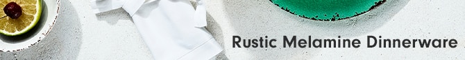 Rustic Melamine Dinnerware