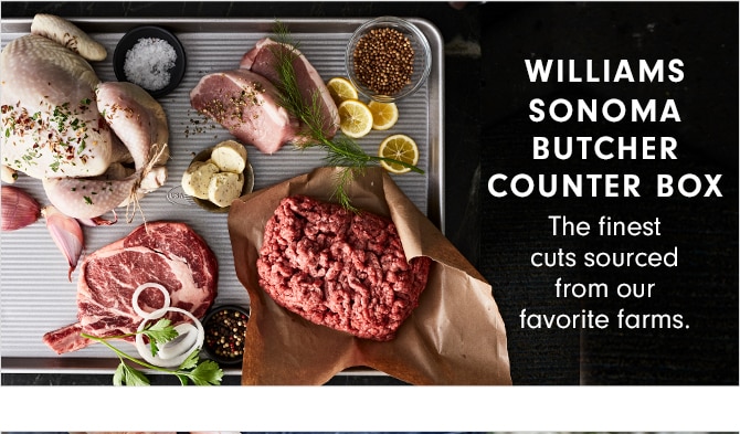 WILLIAMS SONOMA BUTCHER COUNTER BOX