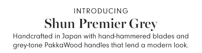 INTRODUCING - Shun Premier Grey