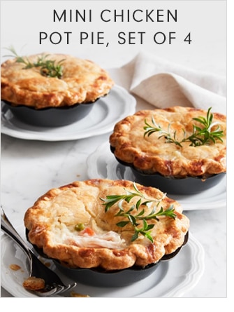 MINI CHICKEN POT PIE, SET OF 4