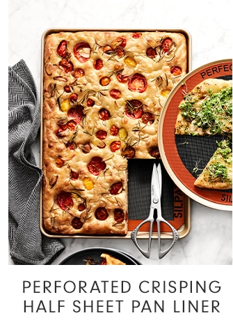 PERFORATED CRISPING HALF SHEET PAN LINER