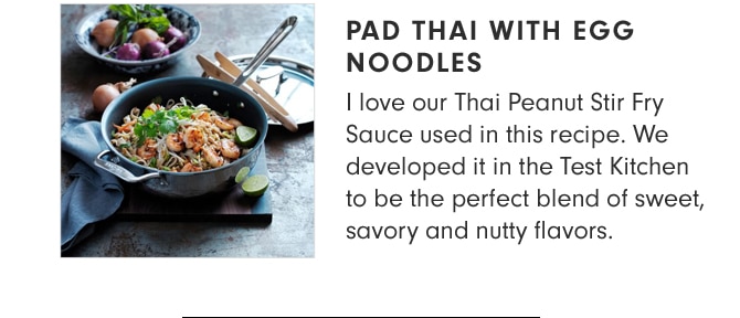 PAD THAI WITH EGG NOODLES