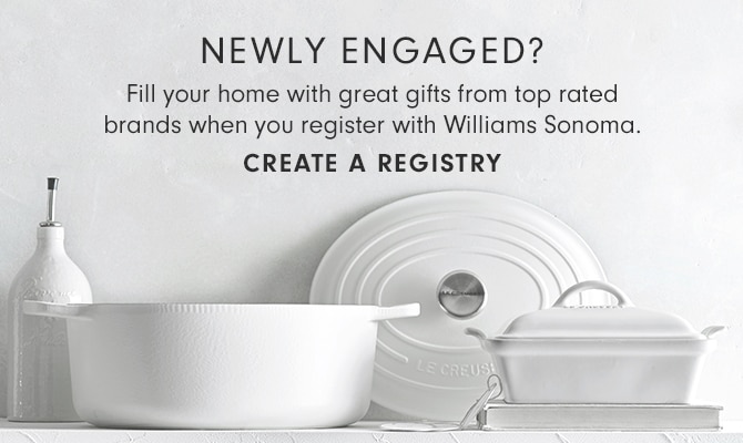 NEWLY ENGAGED? CREATE A REGISTRY