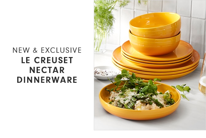 NEW & EXCLUSIVE - LE CREUSET NECTAR DINNERWARE