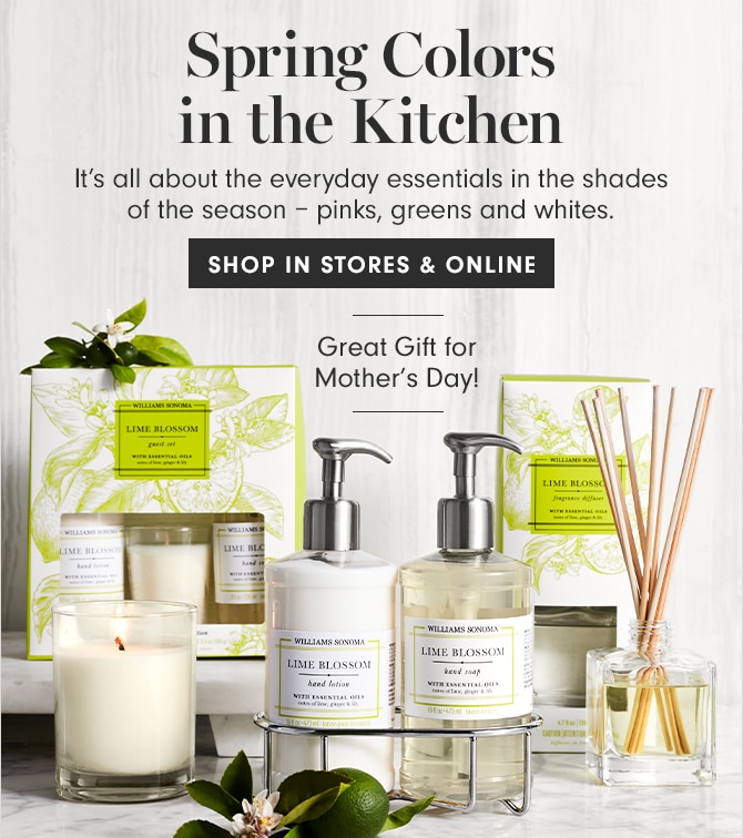 Spring Colors in the Kitchen - SHOP ONLINE & IN STORE