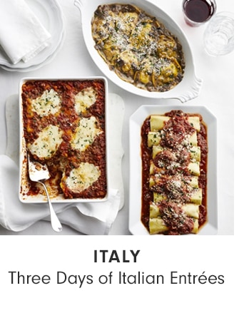 ITALY - Three Days pf Italian Entrées