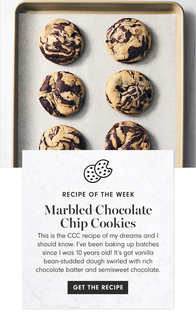 RECIPE OF THE WEEK - Marbled Chocolate Chip Cookies - GET THE RECIPE