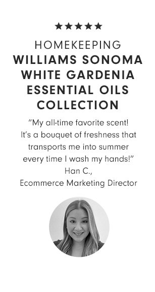 WILLIAMS SONOMA WHITE GARDENIA ESSENTIAL OILS COLLECTION