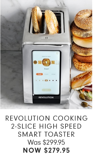 REVOLUTION COOKING 2-SLICE HIGH SPEED SMART TOASTER - NOW $279.95
