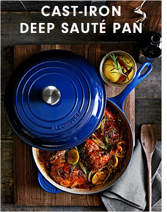 CAST-IRON DEEP SAUTÉ PAN