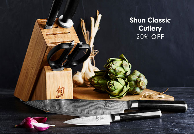 Shun Classic Cutlery - 20% OFF