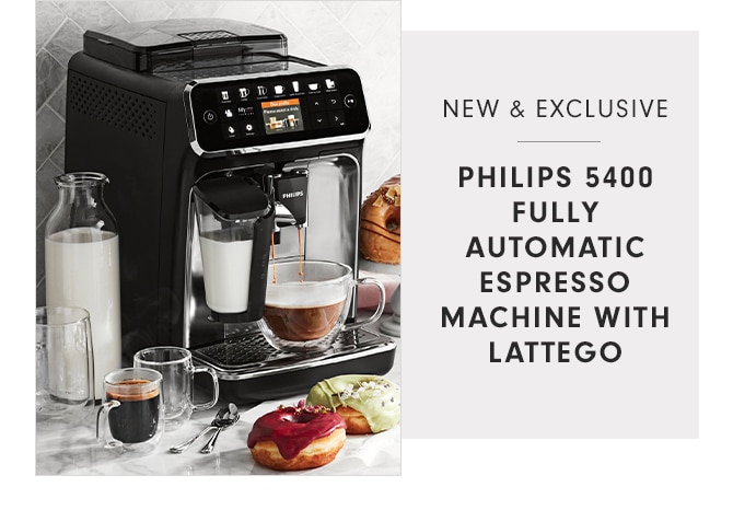 NEW & EXCLUSIVE - PHILIPS 5400 FULLY AUTOMATIC ESPRESSO MACHINE WITH LATTEGO