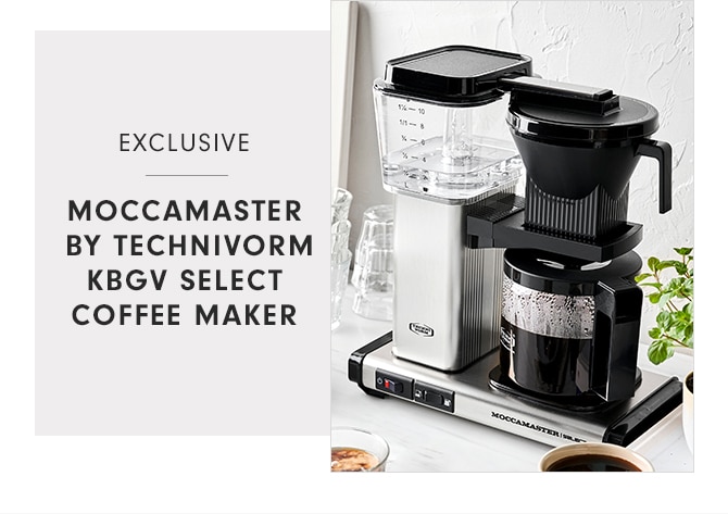 EXCLUSIVE - MOCCAMASTER BY TECHNIVORM KBGV SELECT COFFEE MAKER