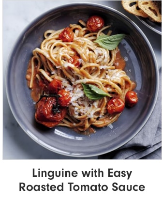 Linguine with Easy Roasted Tomato Sauce
