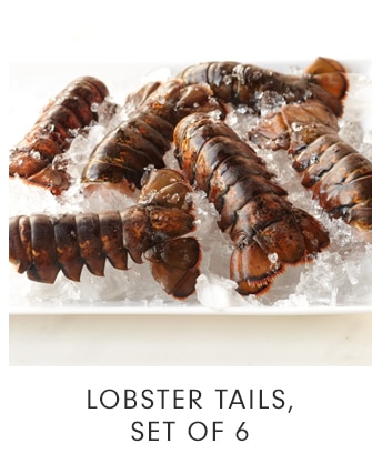 LOBSTER TAILS, SET OF 6
