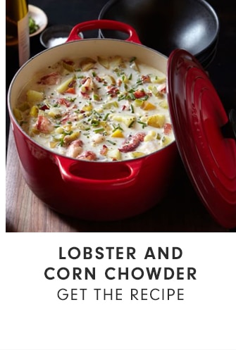 LOBSTER AND CORN CHOWDER - GET THE RECIPE