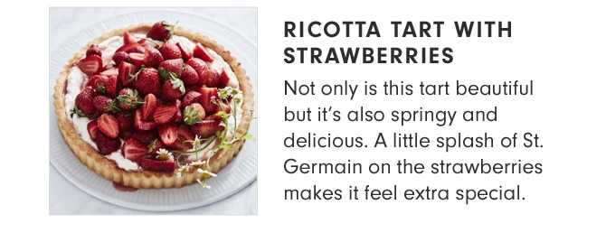 RICOTTA TART WITH STRAWBERRIES