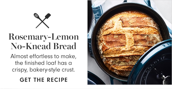 Rosemary-Lemon No-Knead Bread - GET THE RECIPE