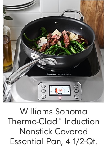 Williams Sonoma Thermo-Clad™ Induction Nonstick Covered Essential Pan, 4 1/2-Qt.