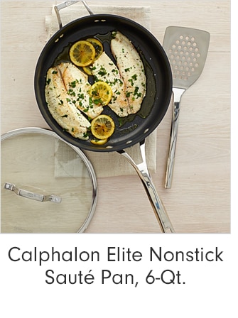 Calphalon Elite Nonstick Sauté Pan, 6-Qt.