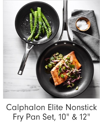 Calphalon Elite Nonstick Fry Pan Set, 10" & 12"