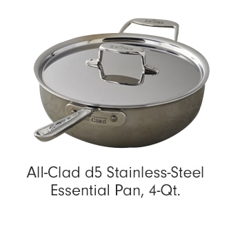 All-Clad d5 Stainless-Steel Essential Pan, 4-Qt.