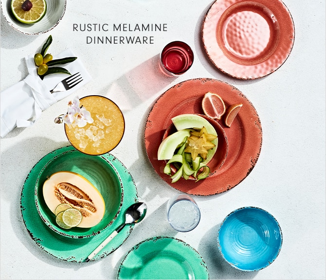 RUSTIC MELAMINE DINNERWARE