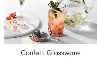 Confetti Glassware