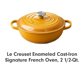 Le Creuset Enameled Cast-Iron Signature French Oven, 2 1/2-Qt.
