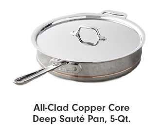 All-Clad Copper Core Deep Sauté Pan, 5-Qt.