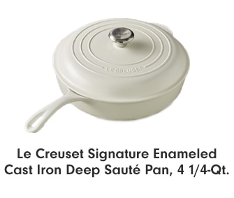 Le Creuset Signature Enameled Cast Iron Deep Sauté Pan, 4 1/4-Qt.