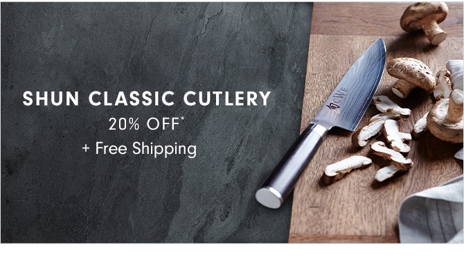 SHUN CLASSIC CUTLERY - 20% OFF* + Free Shipping