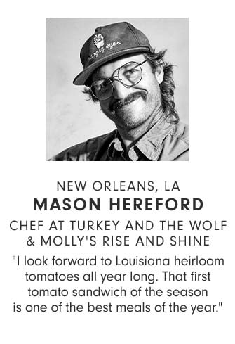 NEW ORLEANS, LA - MASON HEREFORD - CHEF AT TURKEY AND THE WOLF & MOLLY’S RISE AND SHINE