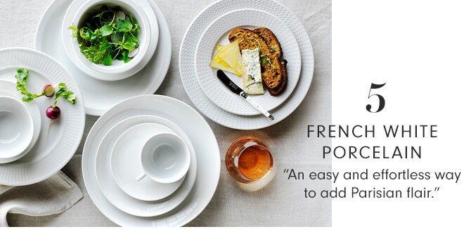 FRENCH WHITE PORCELAIN