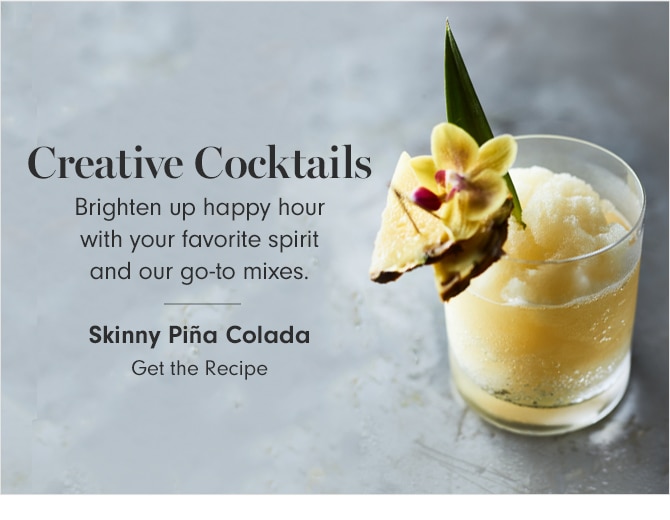 Creative Cocktails - Skinny Piña Colada - Get the Recipe