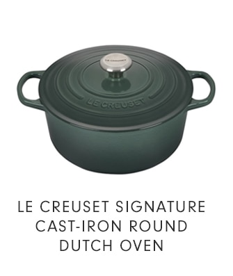 LE CREUSET SIGNATURE CAST-IRON ROUND DUTCH OVEN