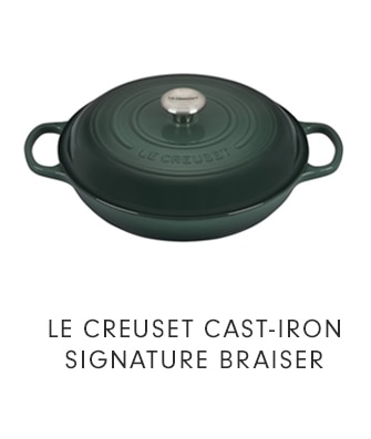 LE CREUSET CAST-IRON SIGNATURE BRAISER