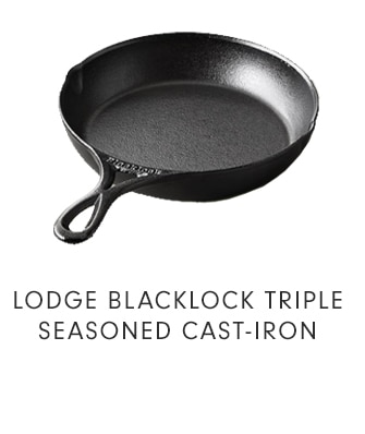 LODGE BLACKLOCK TRIPLE SEASONED CAST-IRON