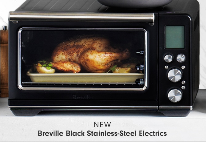 NEW - Breville Black Stainless-Steel Electrics