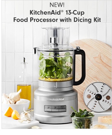 NEW! KitchenAid® 13-Cup Food Processor with Dicing Kit