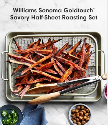 Williams Sonoma Goldtouch® Savory Half-Sheet Roasting Set