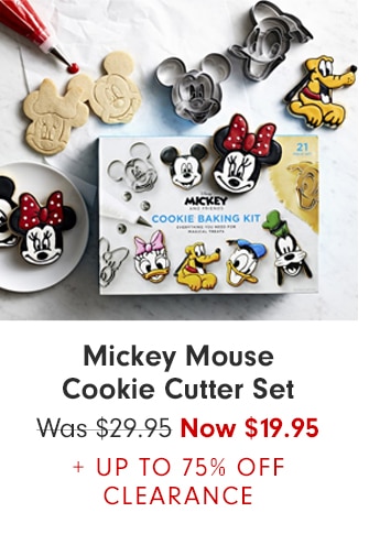 Mickey Mouse Cookie Cutter Set - Now $19.95 + UP TO 75% OFF CLEARANCE