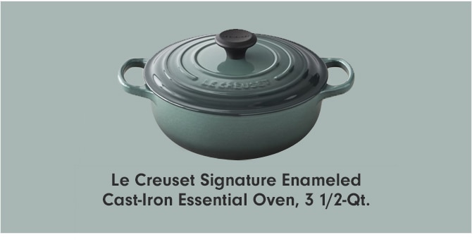 Le Creuset Signature Enameled Cast-Iron Essential Oven, 3 1/2-Qt.