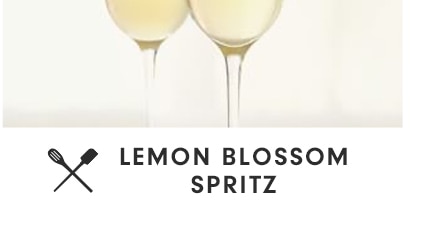LEMON BLOSSOM SPRITZ