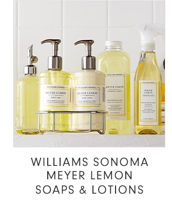 WILLIAMS SONOMA MEYER LEMON SOAPS & LOTIONS