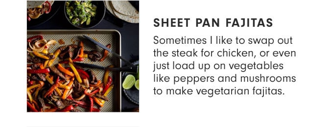 SHEET PAN FAJITAS